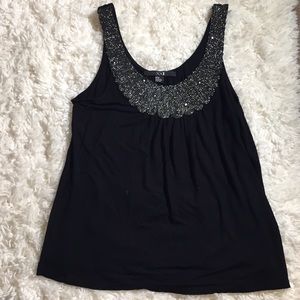 Black tank top